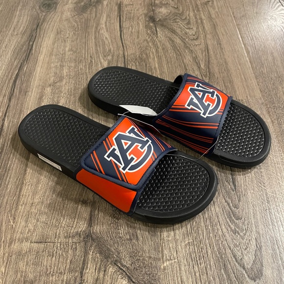 FOCO NCAA College Team Logo Shower Sport Legacy Slide Flip Flop Sandals AUBURN - Picture 3 of 6